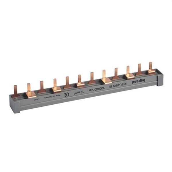 LEGRAND 404940 Peine bipolar alimentación tetrapolar 12 módulos
