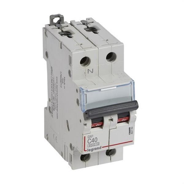 LEGRAND 407760 Magnetotérmico DX3 6/10kA-CP + N 40A