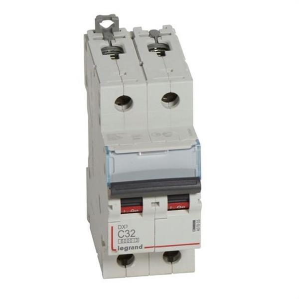 LEGRAND 407803 Magnetotérmico DX3 6/10kA-C 2P 32A