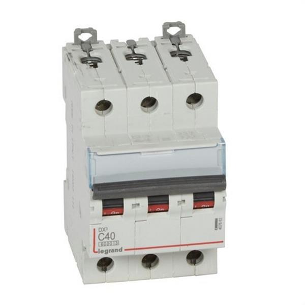 LEGRAND 407863 Magnetotérmico DX3 6/10kA-C 3P 40A