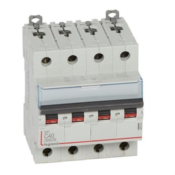LEGRAND 407932 Magnetotérmico DX3 6/10kA-C 4P 40A