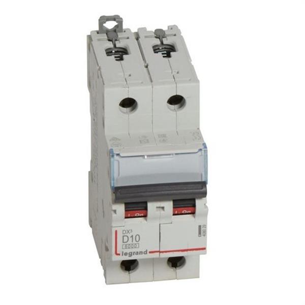 LEGRAND 408029 Magnetotérmico DX3 6/10kA-D 2P 10A