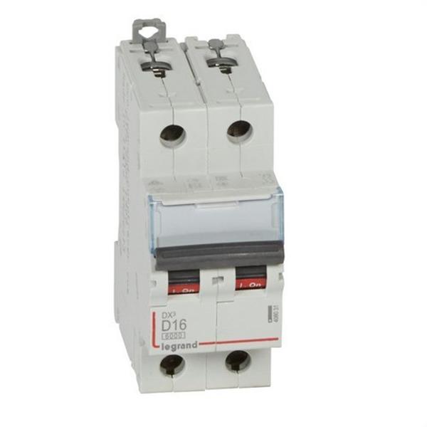 LEGRAND 408031 Magnetotérmico DX3 6/10kA-D 2P 16A