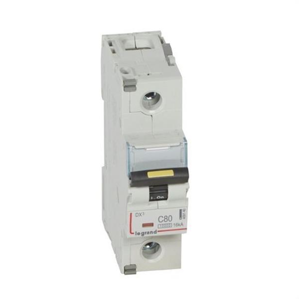 LEGRAND 409140 Magnetotérmico DX3 10/16kA-C 1P 80A
