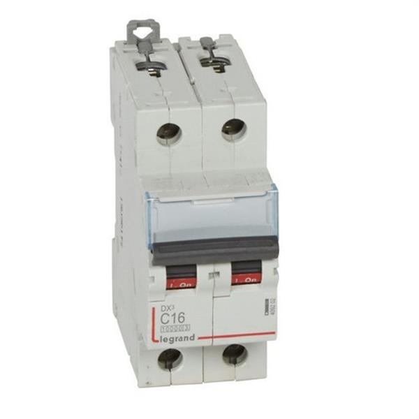 LEGRAND 409202 Magnetotérmico DX3 10/16kA-C 2P 16A