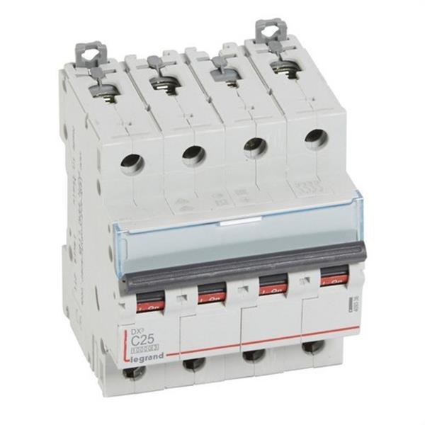 LEGRAND 409338 Magnetotérmico DX3 10/16kA-C 4P 25A