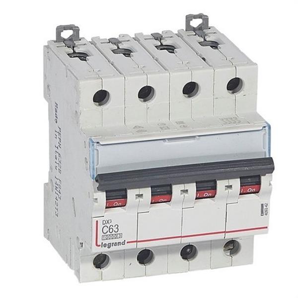 LEGRAND 409342 Magnetotérmico DX3 10/16kA-C 4P 63A