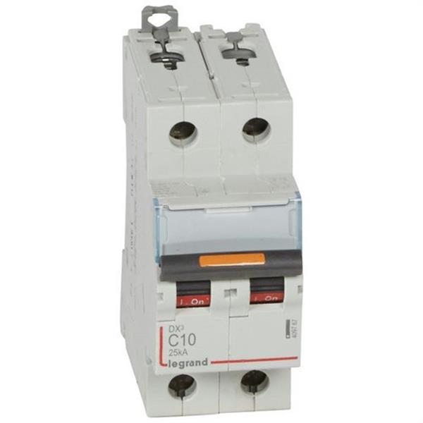 LEGRAND 409767 Magnetotérmico DX3 25kA-C 2P 10A