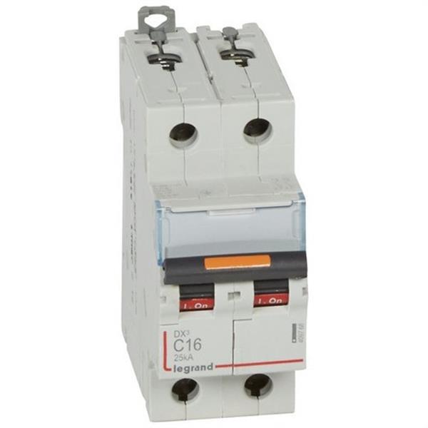 LEGRAND 409768 Magnetotérmico DX3 25kA-C 2P 16A