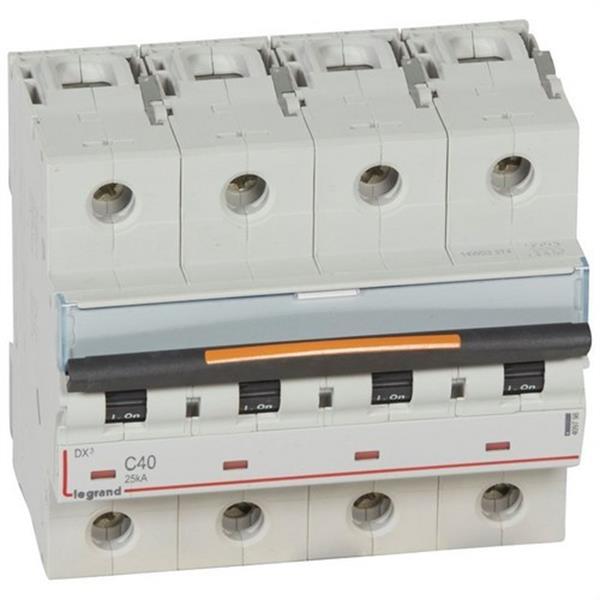 LEGRAND 409798 Magnetotérmico DX3 25kA-C 4P 40A