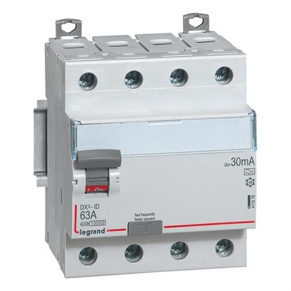 LEGRAND 411676 Diferencial DX3 4/63/30A