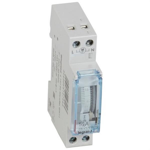 LEGRAND 412794 Interruptor horario analógico CR/S/1x16 1 módulo