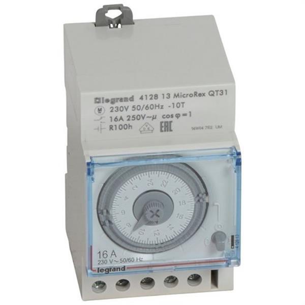 LEGRAND 412813 Interruptor horario analógico CR/D/1x16 3 módulos