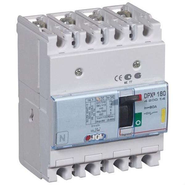 LEGRAND 420014 Magnetotérmico DPX3 160 4P 80A 16kA