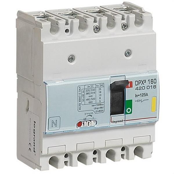 LEGRAND 420016 Magnetotérmico DPX3 160 4P 125A 16kA