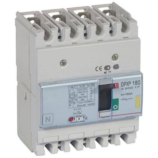 LEGRAND 420017 Magnetotérmico DPX3 160 4P 160A 16kA