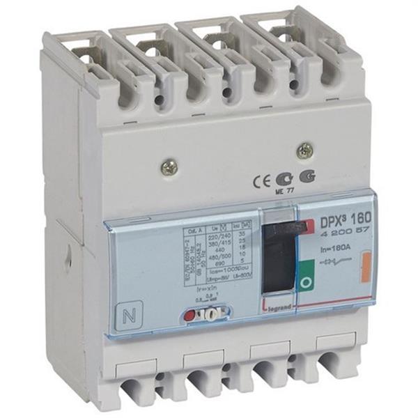 LEGRAND 420057 Magnetotérmico DPX3 160 4P 160A 25kA