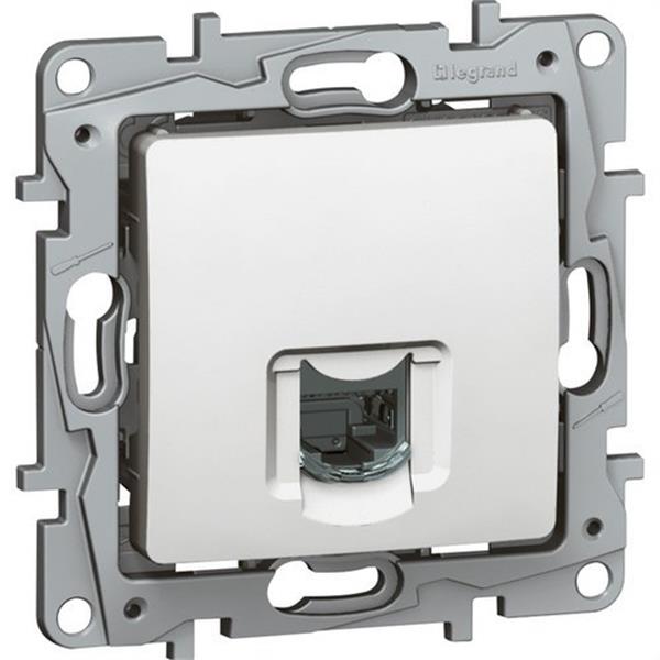 LEGRAND 664773 Conector NILOE RJ45 categoría 6 UTP blanco