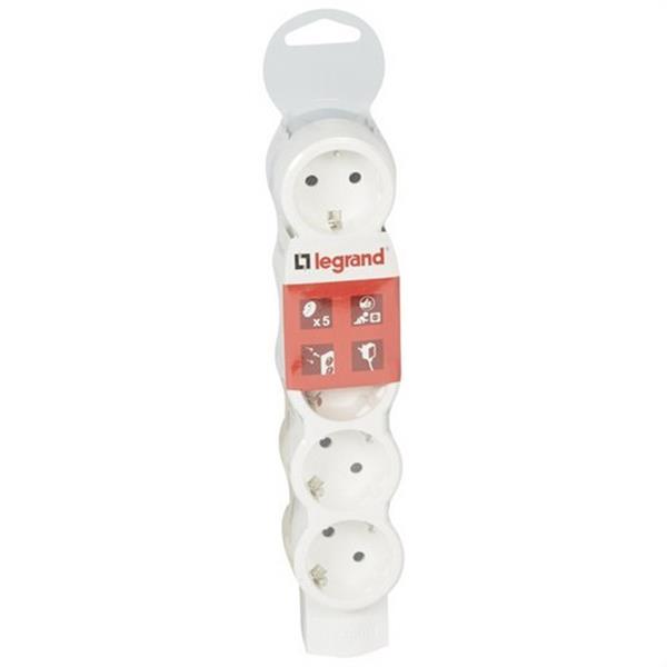 LEGRAND 695014 Base múltiple STD 5x2P + TT sin interruptor