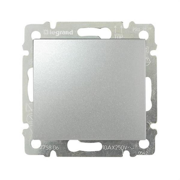 LEGRAND 770111 Pulsador VALENA aluminio