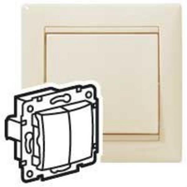 LEGRAND 774308 Doble conmutador VALENA marfil