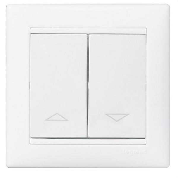 LEGRAND 774404 Doble interruptor persiana VALENA blanco