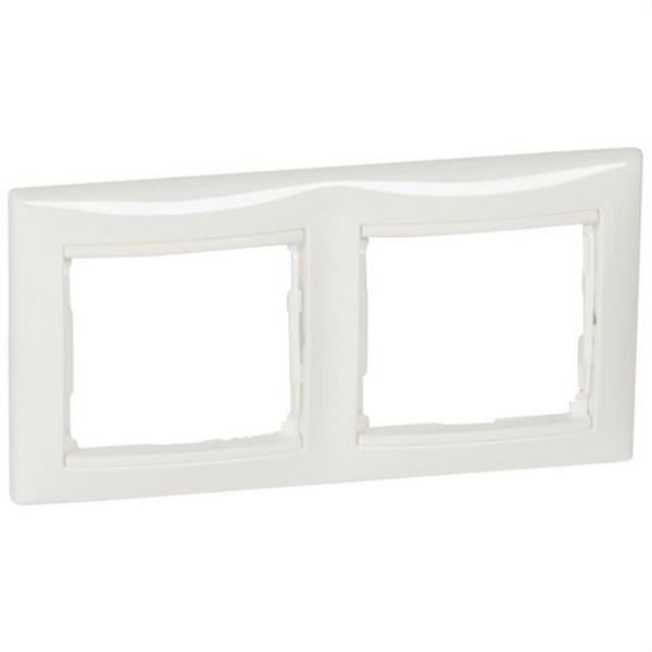 LEGRAND 774452 Marco 2 elementos horizontal VALENA blanco