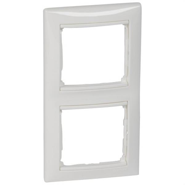 LEGRAND 774456 Marco 2 elementos vertical VALENA blanco