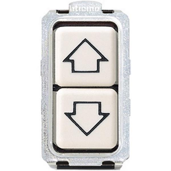 BTICINO 5055/1 Doble pulsador 10A con flechas MAGIC