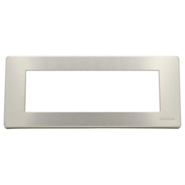 BTICINO 506L/6A/R Placa para elemento con 6 módulos rectangular MAGIC resina