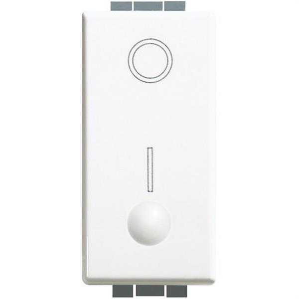 BTICINO C4002L Interruptor bipolar Luna 16A 1 módulo blanco