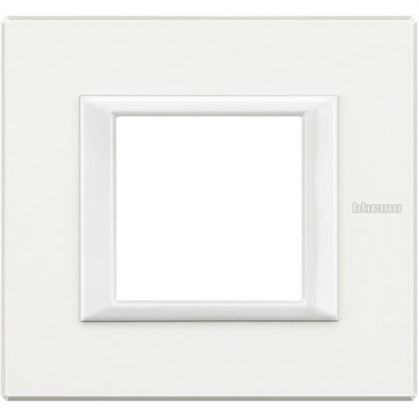 BTICINO HA4802HD Placa con 2 módulos AXOLUTE en color blanco