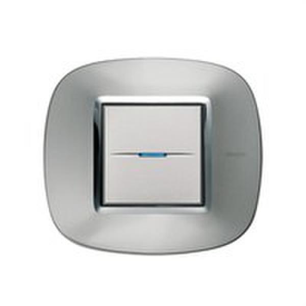 BTICINO HB4802/4XC *PLACA 2+2+2+2 MÓDULOS AXOLUTE EN ALUMINIO