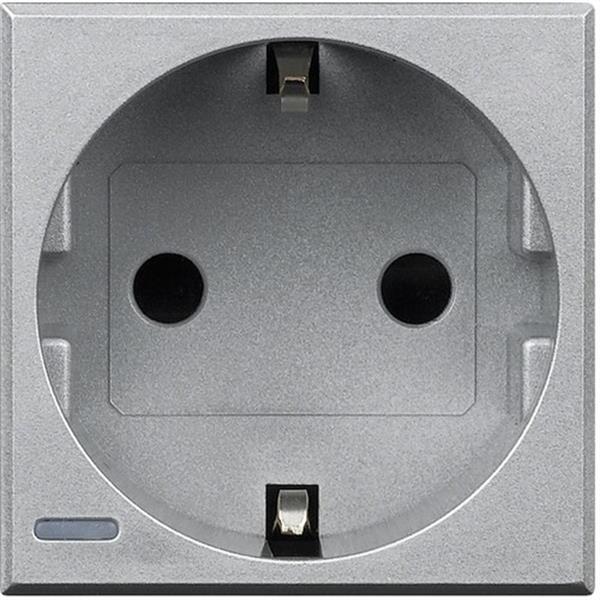 BTICINO HC4141 Base schuko 2P+T 16A 250V Axolute 2 módulos tech