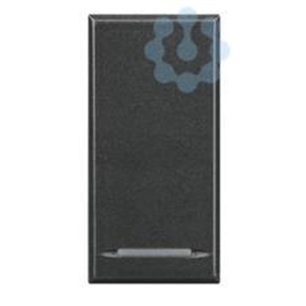 BTICINO HS4051 INTERRUPTOR LUMINOSO BASCULANTE 1 POLO 16A 1 MODULO AXOLUTE OSCURO 