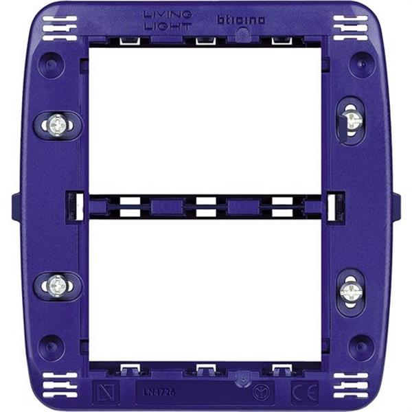 BTICINO LN4726 Soporte con 3+3 módulos Livinglight