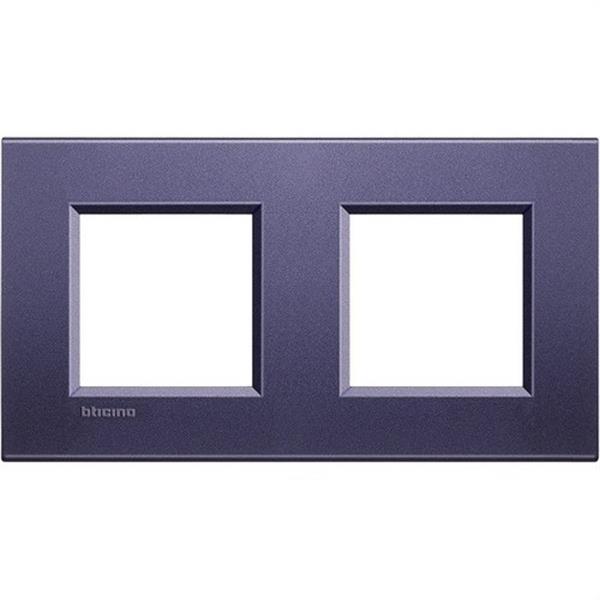 BTICINO LNA4802M2CB Placa 2+2 módulos en color club