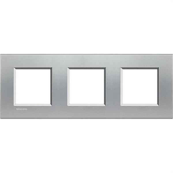 BTICINO LNA4802M3TE Placa Livinglight 2+2+2 módulos tech