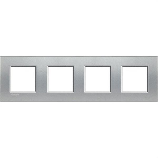 BTICINO LNA4802M4TE Placa Livinglight 2+2+2+2 módulos tech