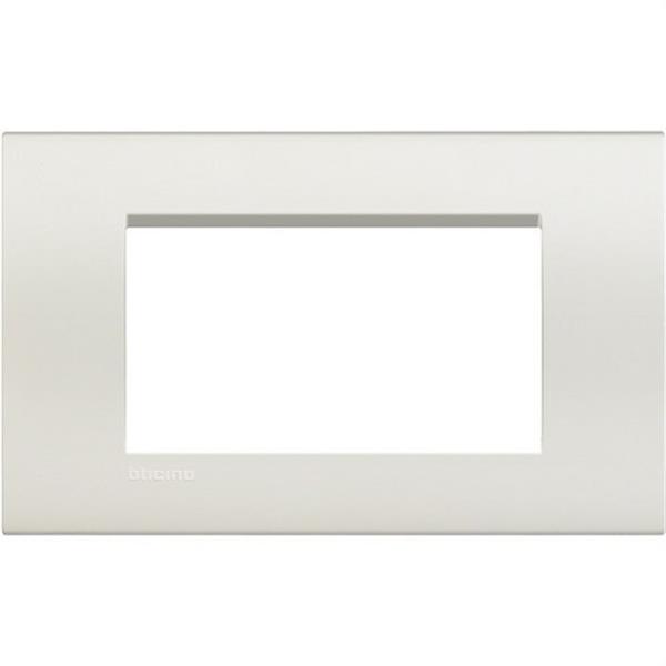BTICINO LNA4804BI Placa 4 módulos en color blanco