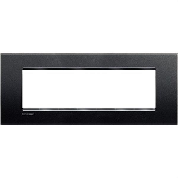 BTICINO LNA4807AR Placa 7 módulos en color antracita