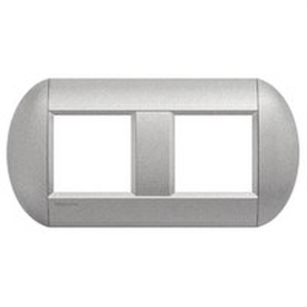 BTICINO LNB4802M2BI PLACA 2+2 MODULOS BLANCO