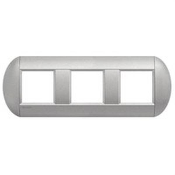 BTICINO LNB4802M3AR PLACA 2+2+2 MODULOS ANTRACITA