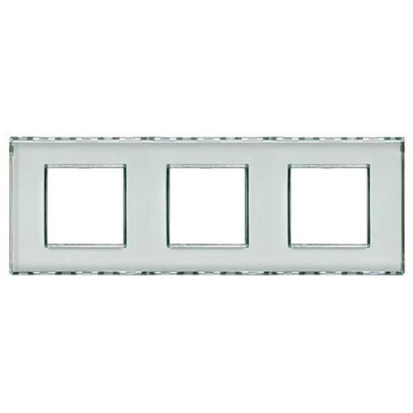 BTICINO LND4802M3KR Placa 2+2+2 módulos kristall