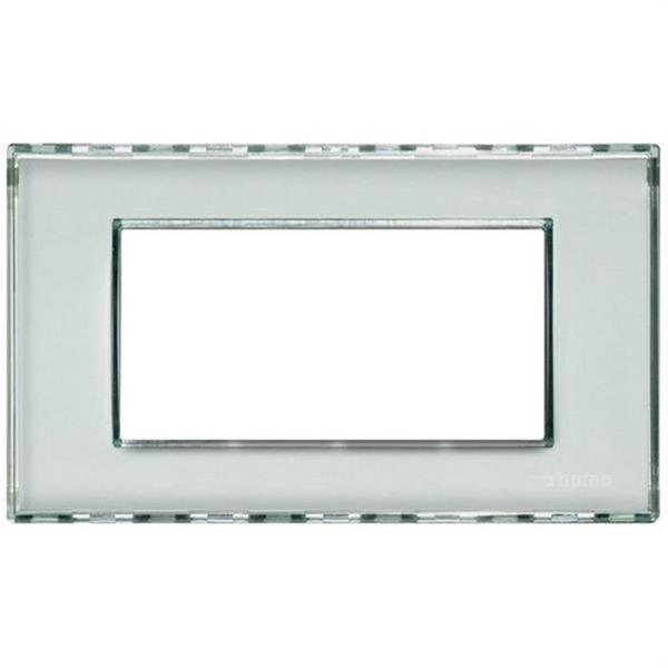 BTICINO LND4804KR Placa 4 módulos kristall