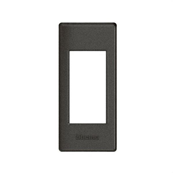 BTICINO LND4811AR Placa perfilería con 1 módulo en color antracita