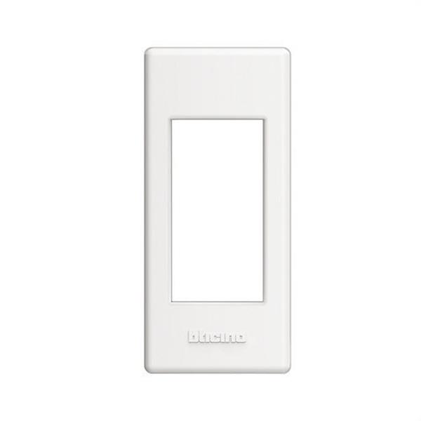 BTICINO LND4811BI Placa perfilería con 1 módulo blanco