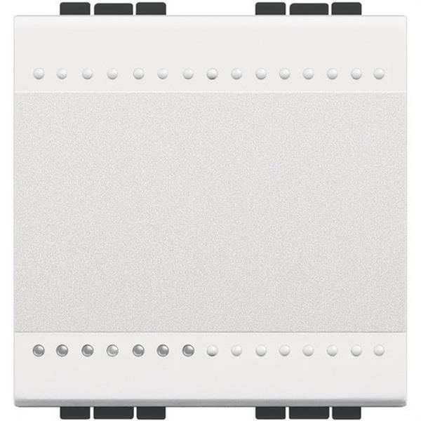 BTICINO N4001M2A Interruptor 1P 16A con 2 módulos en color blanco