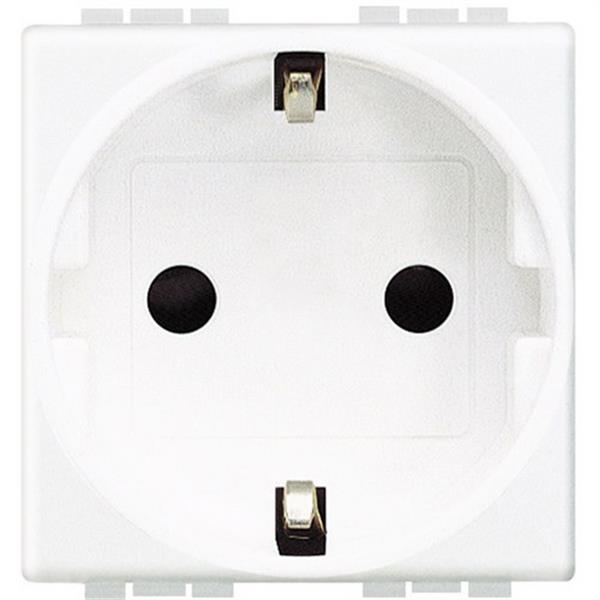 BTICINO N4141 Base schuko 2P+T 10/16A 250V 2 módulos Livinglight