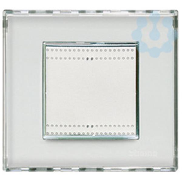 BTICINO N4802KR PLACA 2 MODULO LIGHT KRISTAL